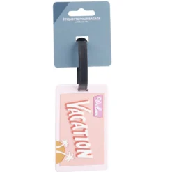 Étiquette de bagage PVC 7x15cm (5 modèles)