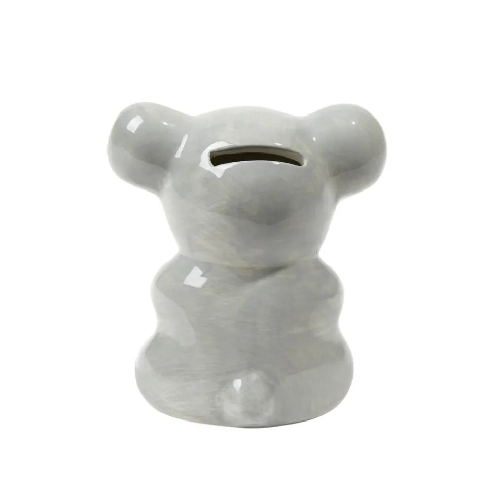 Tirelire forme koala en céramique 10x8,5xH11cm