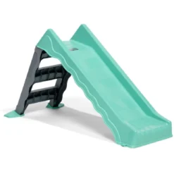 Toboggan enfant 3 marches vert 126x59xH71cm