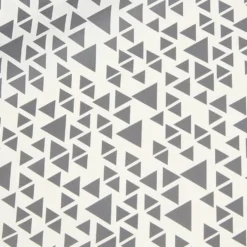 Toile cirée imprimé gris anthracite