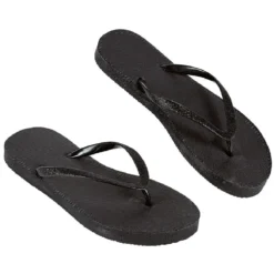Tong pour femme noir pailleté taille 40/41