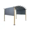 Tonnelle coulissante Melbourne UPF50+ 360xH252x300cm