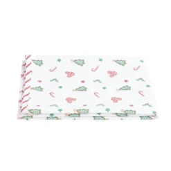 Torchon Disney Mickey rectangulaire blanc et rouge 50x70cm