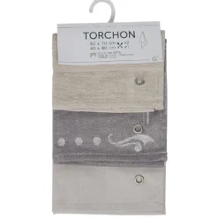 Torchon en coton x3