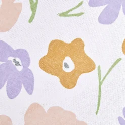 Torchon en coton x2 motif floral 45x65cm