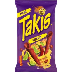 Tortillas roulées Takis fuego piment citron vert 100gr