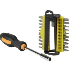 Tournevis avec 21 embouts plastique et acier
