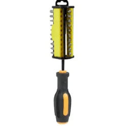 Tournevis avec 21 embouts plastique et acier