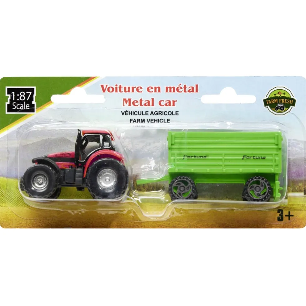 Tracteur avec remorque L20cm (6 modèles)