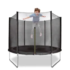Trampoline d'extérieur pour enfant avec filet Ø244xH199cm
