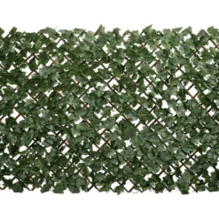 Treillis extensible avec feuillage artificiel vert 200xH100cm
