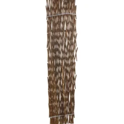 Treillis extensible en osier marron