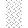 Treillis extensible PVC gris 200x100 cm