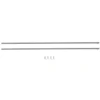 Tringle de vitrage Extensible 80-110 cm métal blanc x2