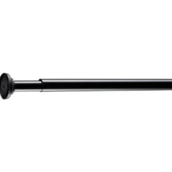 Tringle poussoir noir L70-120cm