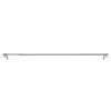 Tringle à pression Extensible Métal Blanc 80-110 cm