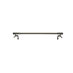 Tringle à pression Extensible Métal Gris argenté 30-50 cm