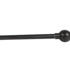 Tringle à rideau extensible 95-180 cm embout boule noir