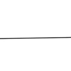 Tringle à rideau L. 150 cm en métal noir blanc