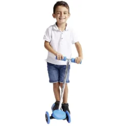 Trottinette à 3 roues pour enfant avec poignées en mousse - 3 coloris