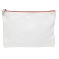 Trousse cosmétique en plastique blanc 16x22xH16cm