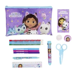 Trousse d'école avec 16 fournitures - 3 modèles
