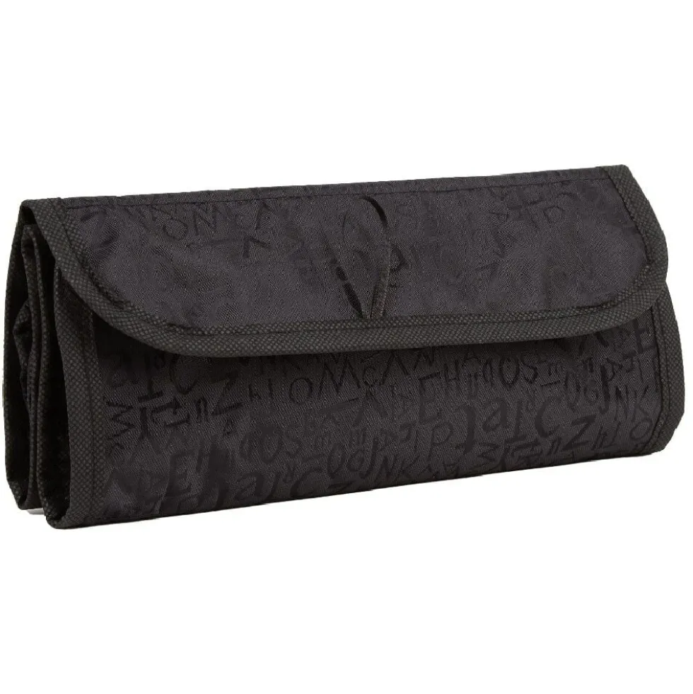 Trousse de maquillage pliable noir