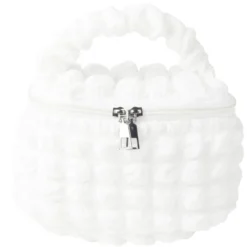 Trousse de maquillage tissu bouclette19x12xH11cm (2 modèles)