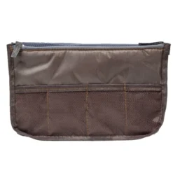 Trousse de toilette marron 27x10xH15cm