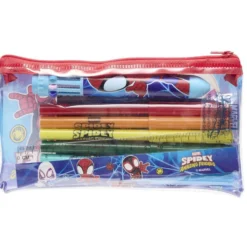 Trousse garnie Spidey bleu et rouge 18 pièces