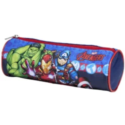 Trousse Marvel Avengers bleue Ø8xL23cm