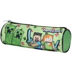 Trousse Minecraft verte Ø8xL23cm