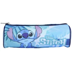Trousse Stitch bleue Ø8xL23cm