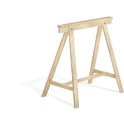 Tréteau pin massif beige - 70x41xH72cm