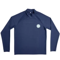 T-shirt manche longue protection UV50 adulte tissu bleu 45x60cm