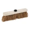Tête de balai en bois et fibres de coco