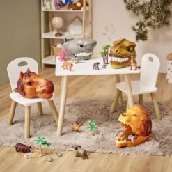 Tête de lion + 20 figurines