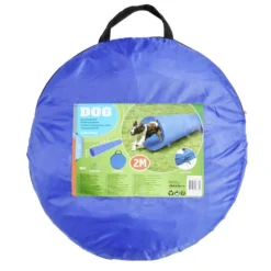 Tunnel d'entrainement pliable pour animaux Ø48xL200cm