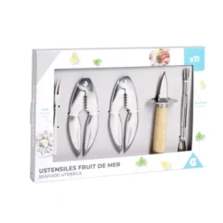 Ustensile pour fruit de mer 11 pièces