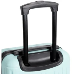 Valise cabine 26L rigide trolley 4 roues amovibles 51cm jaune