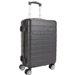 Valise cabine rigide noir 4 roues H50cm