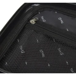 Valise cabine rigide noir 4 roues H50cm