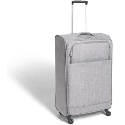 Valise souple 73L polyester gris