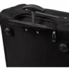 Valise trolley souple 2 roues 54L noir H60cm