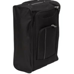 Valise trolley souple 2 roues 54L noir H60cm