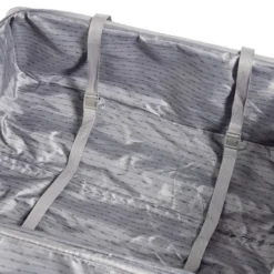 Valise trolley souple 4 roues 50L gris H68cm