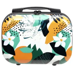 Vanity plastique rigide 10L motif tropical 31x15xH25cm