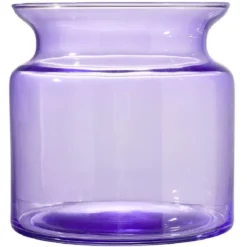 Vase bas en verre