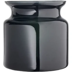 Vase bas en verre