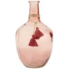 Vase Dame jeanne verre teinté H.30,5 cm